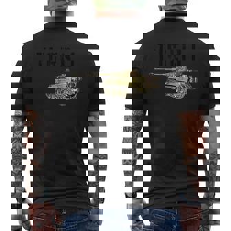 Ww2 ドイツタイガー1戦車 Pzkpfwi メンズTシャツ バックプリント - Kawaiitshirt