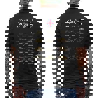 Ww2 戦車 シャーマン ヘルキャット パンツァー タイガー パンサー タンクファン用 メンズTシャツ バックプリント - Kawaiitshirt