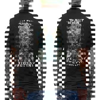 They Don’T Understand Alpha Wolf Unhingedigma Wolf Meme T-shirt da uomo con stampa posteriore - Novitaregali