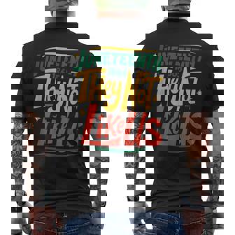 They Don’T Like Us Junenth 1865 Black Pride Men's T-shirt Back Print - Monsterry