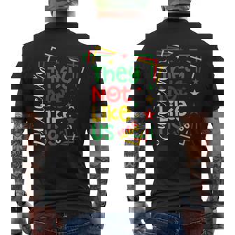 They Don't Like Us Junenth 1865 Pride Men's T-shirt Back Print | Mazezy