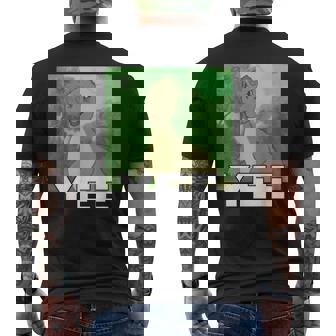 Yee 恐竜 メンズTシャツ バックプリント - Kawaiitshirt