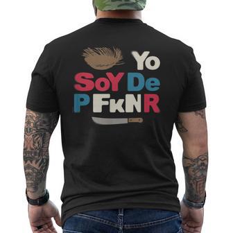 Yo Soy De Pr Bandera Puerto Rico Pava Boricua Men's T-shirt Back Print - Thegiftio UK