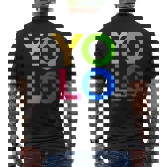 Yolo T-shirt imprimé au dos - Cadeauxyz