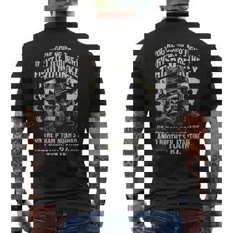 If You're Going To Fight Fight Like You're Third Monkey Men's T-shirt Back Print - Monsterry