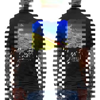 Zermatt お土産 マッターホルン ツェルマット メンズTシャツ バックプリント - Kawaiitshirt