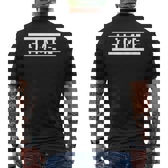 「Hime」ヘボン式「ひめ」「ヒメ」下の名前 ローマ字 名入れ 名乗り ラテン文字 綴り メンズTシャツ バックプリント - Kawaiitshirt