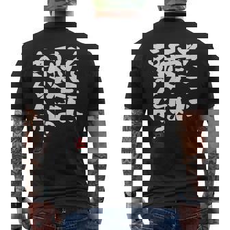 「そこに愛はあるんか？」おもしろ 筆文字 服 面白い文字入り メンズTシャツ バックプリント - Kawaiitshirt