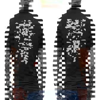 「ほかに着る服が無かった」おもしろ 筆文字 服 面白い文字入り メンズTシャツ バックプリント - Kawaiitshirt