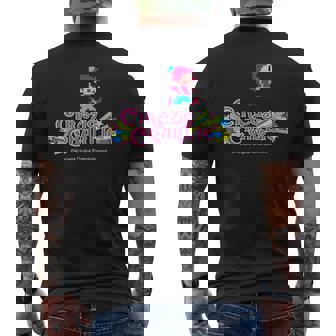 「サーカスチャーリー」ロゴ&キャラクター メンズTシャツ バックプリント - Kawaiitshirt