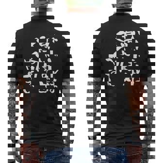 「ハードルは高いほどくぐりやすい」文字入り おもしろ 筆文字 面白い 服 面白い メンズTシャツ バックプリント - Kawaiitshirt