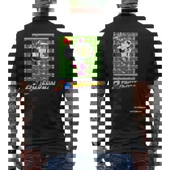 「ボンバーマン」白ボン（F） メンズTシャツ バックプリント - Kawaiitshirt