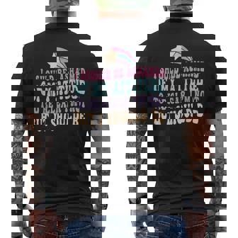 「私がそうでないはずだ、はっきりする」という態度を恥じています。 メンズTシャツ バックプリント - Kawaiitshirt