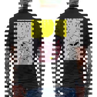 【まんが】クレヨンしんちゃん ぶりぶりざえもんの名言 5 メンズTシャツ バックプリント - Kawaiitshirt