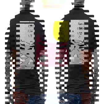 【まんが】クレヨンしんちゃん ぶりぶりざえもんの名言３ メンズTシャツ バックプリント - Kawaiitshirt