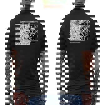 【大神ミオ】『ヤマト神想怪異譚』漫画コマtシャツ（本人セレクト 日本語） メンズTシャツ バックプリント - Kawaiitshirt