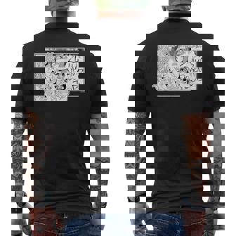 【大神ミオ】『ヤマト神想怪異譚』漫画コマtシャツ（本人セレクト 英語） メンズTシャツ バックプリント - Kawaiitshirt