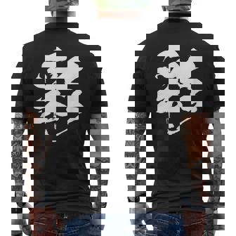 【彩】一文字 漢字 日本語 毛筆 書道 筆文字 言葉 和柄 日本 かっこいい お土産 海外 おもしろ 面白い 文字入り メンズTシャツ バックプリント - Kawaiitshirt