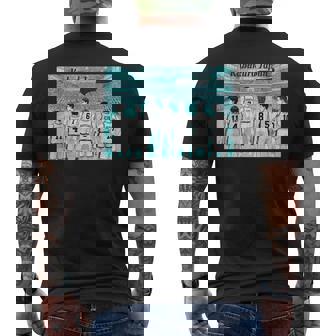 【株クラデザイングッズ】株クラジャパン 株クラセブン メンズTシャツ バックプリント - Kawaiitshirt