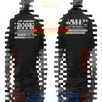 【清水 しみず】名前 名字 家族お揃い ギャグ ネタ ウケ狙い 贈り物 ギフト 面白い おもしろ メンズTシャツ バックプリント - Kawaiitshirt