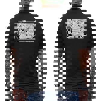 【白上フブキ】『ヤマト神想怪異譚』漫画コマtシャツ（本人セレクト 英語）黒 メンズTシャツ バックプリント - Kawaiitshirt