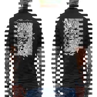 【百鬼あやめ】『ヤマト神想怪異譚』漫画コマtシャツ（本人セレクト 日本語） メンズTシャツ バックプリント - Kawaiitshirt