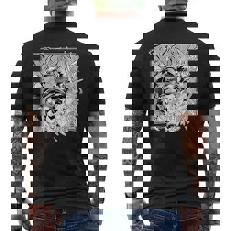 【百鬼あやめ】『ヤマト神想怪異譚』漫画コマtシャツ（本人セレクト 英語） メンズTシャツ バックプリント - Kawaiitshirt