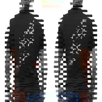 【能登はやさしや土までも】石川県能登 石川県に古くから伝わる言葉 復興 メンズTシャツ バックプリント - Kawaiitshirt