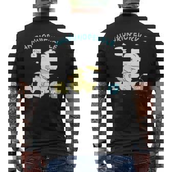 あひるのペックル リトルペックル メンズTシャツ バックプリント - Kawaiitshirt