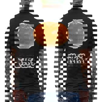 あんぱん《スイーツ ポップ》食べ物 かわいい 面白い デザイン メンズTシャツ バックプリント - Kawaiitshirt