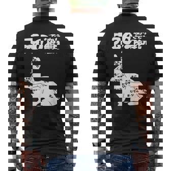 うさぎの撫で方の説明、うさぎ好き、うさぎの飼い主、プレゼント、おもしろうさぎ、うさぎ、 メンズTシャツ バックプリント - Kawaiitshirt