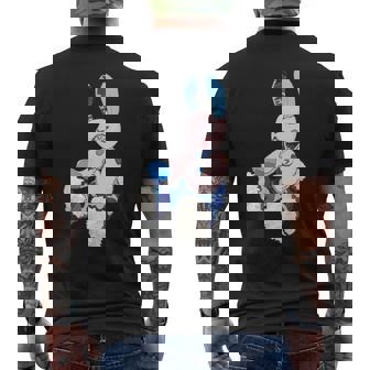 うさぎ星人２号 メンズTシャツ バックプリント - Kawaiitshirt