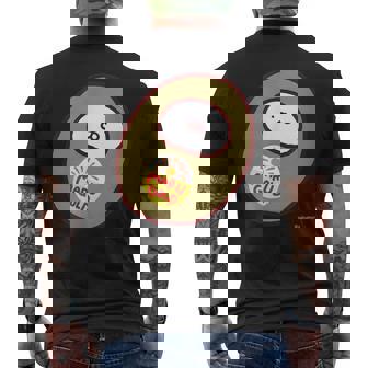 うさまる キウイまる ダークカラー メンズTシャツ バックプリント - Kawaiitshirt