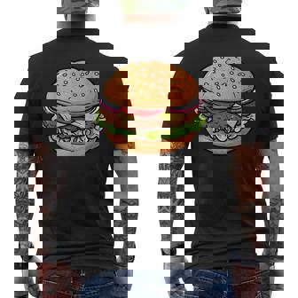 おいしい食通にインスパイアされた メンズTシャツ バックプリント - Kawaiitshirt