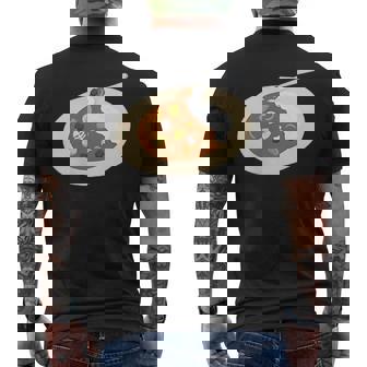 おかしなカレーライス メンズTシャツ バックプリント - Kawaiitshirt