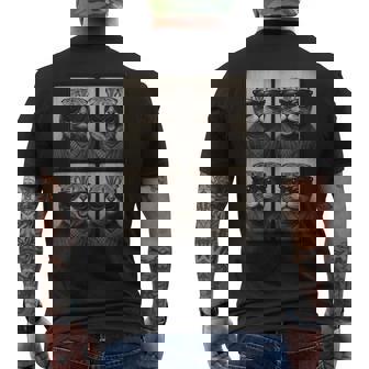 おしゃれメガネのスコティッシュフォールド メンズTシャツ バックプリント - Kawaiitshirt