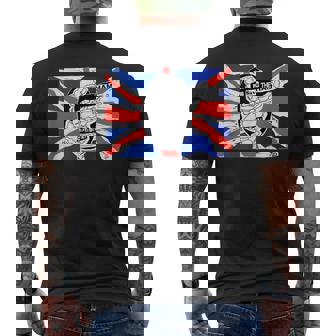 おだてブタがいっぱい デザインb メンズTシャツ バックプリント - Kawaiitshirt