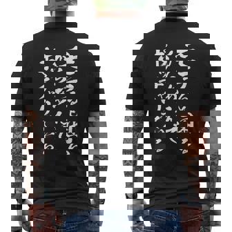 おもしろtシャツ 漢字・和柄「モテると困るからあえてポッチャリでいる」 メンズTシャツ バックプリント - Kawaiitshirt