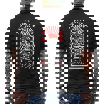 おもしろラーメン 和風丼 箸 メンズTシャツ バックプリント - Kawaiitshirt