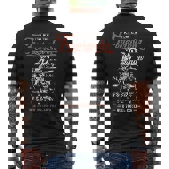 おれは消防団パパだ メンズTシャツ バックプリント - Kawaiitshirt