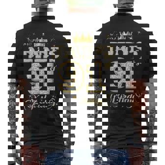 お父さんの91歳の誕生日 91歳 父の誕生日 メンズTシャツ バックプリント - Kawaiitshirt