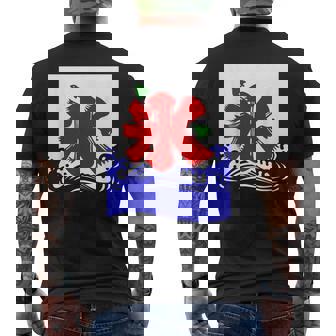 かきごり 日本のこりちどり かき氷サインtシャツ メンズTシャツ バックプリント - Kawaiitshirt