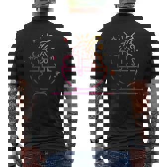 かき氷のように メンズTシャツ バックプリント - Kawaiitshirt