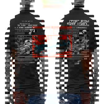 かっこいい レトロ ヴィンテージ ジャパニーズjdm 東京ジャパン ドリフト レースカー メンズTシャツ バックプリント - Kawaiitshirt