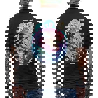 かとう寝て待て おもしろ ネタ ことわざのもじり ことわざ ギャグ ダジャレ 果報は寝て待て 笑える うけ狙い ユーモア メンズTシャツ バックプリント - Kawaiitshirt