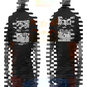 かわいい すずめ ユニークイラスト イラスト 丸い 日本の鳥 【Sparrow】 メンズTシャツ バックプリント - Kawaiitshirt