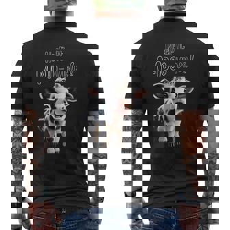 かわいい ホルスタイン 牛 の 赤ちゃん – Keep It Mooving メンズTシャツ バックプリント - Kawaiitshirt