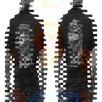 かわいい ライオン キッズ レディース メンズ メンズTシャツ バックプリント - Kawaiitshirt