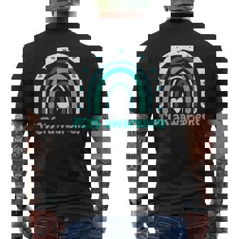 かわいいpcos啓発ボヘミアンレインボーpcosサポート。 メンズTシャツ バックプリント - Kawaiitshirt