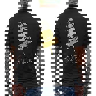 かわいいおでんさん メンズTシャツ バックプリント - Kawaiitshirt